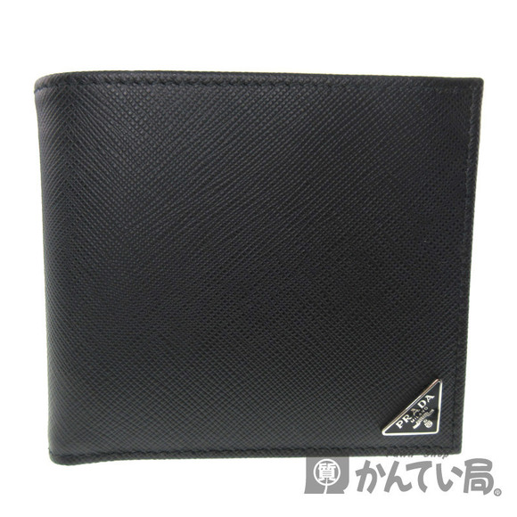 Prada Bifold Wallet Black Leather - Picture 1 of 6